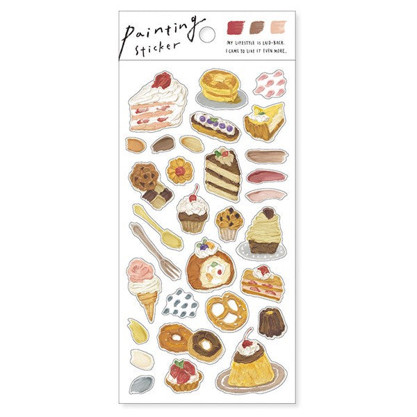 Mind Wave Painting Sticker - Sweets