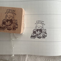 msbulat Rubber Stamp - money? what that ? /  钱是啥？