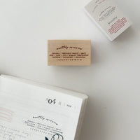 NYRET Rubber Stamps - Planner Series ii