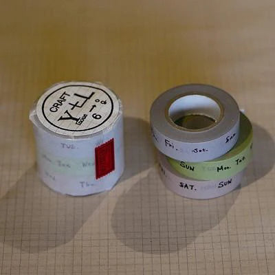 Classiky Washi Tape - Set of 3-Weekly