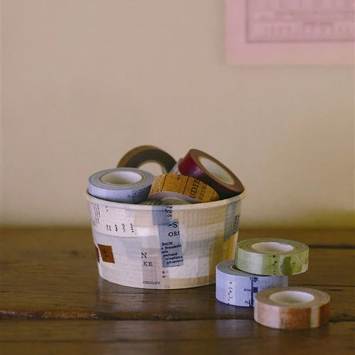 Classiky Washi Tape - Set of 3-Old Book