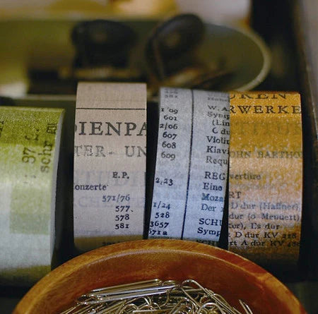 Classiky Washi Tape - Set of 3-Old Book