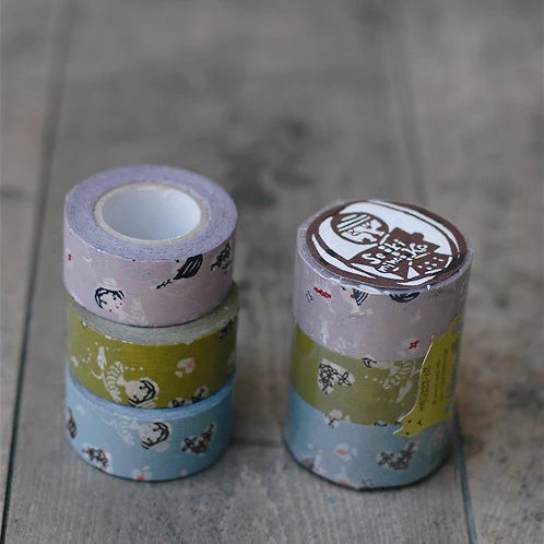 Classiky Washi Tape - Set of 3-Girls (24mm)
