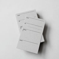 Classiky x Drop Around Letterpress Address Card