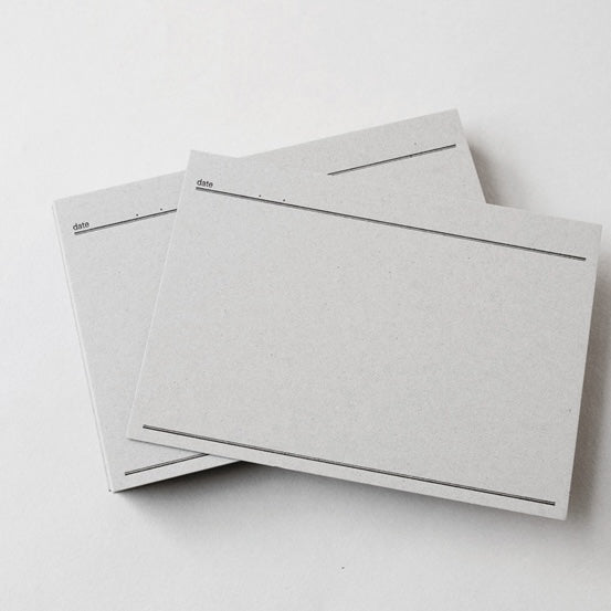 Classiky x Drop Around Letterpress Diary Card