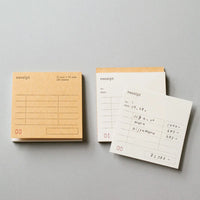 Classiky x Drop Around Receipt Book - English 04