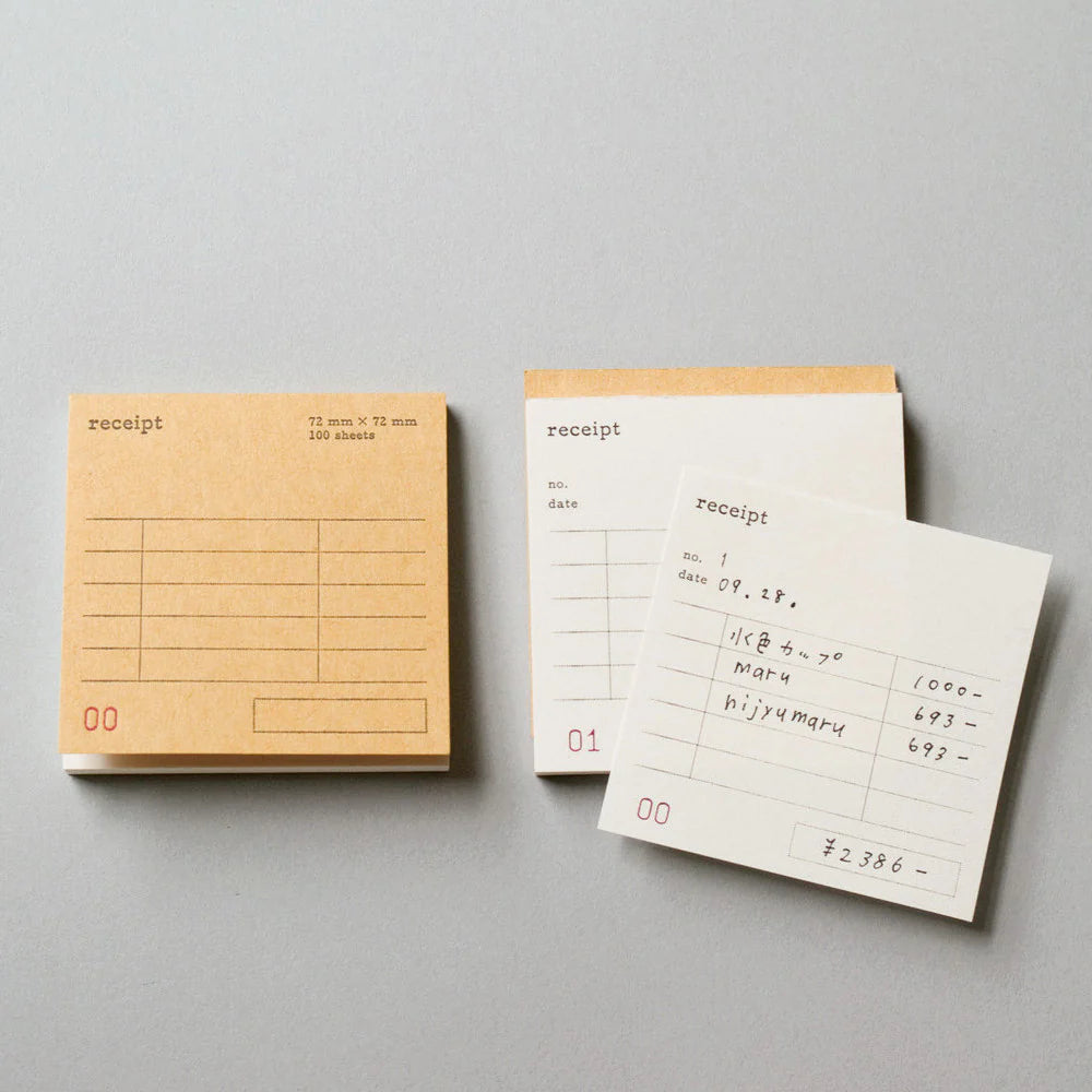 Classiky x Drop Around Receipt Book - English 04