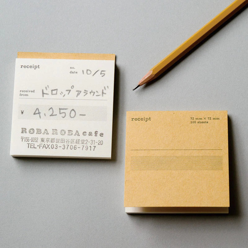 Classiky x Drop Around Receipt Book - English 05