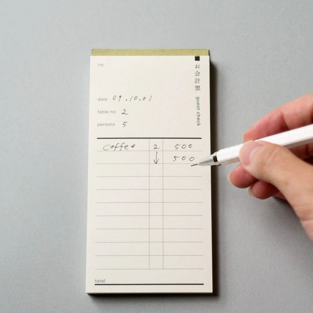 Classiky x Drop Around Guest Check Book