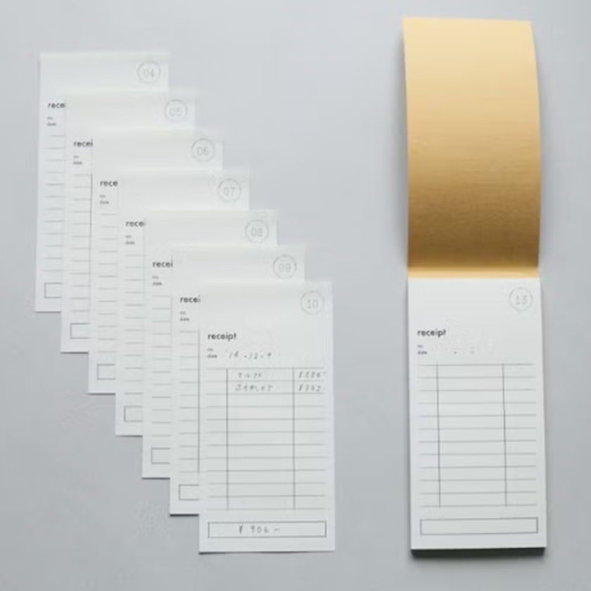 Classiky x Drop Around Receipt Book - English 02