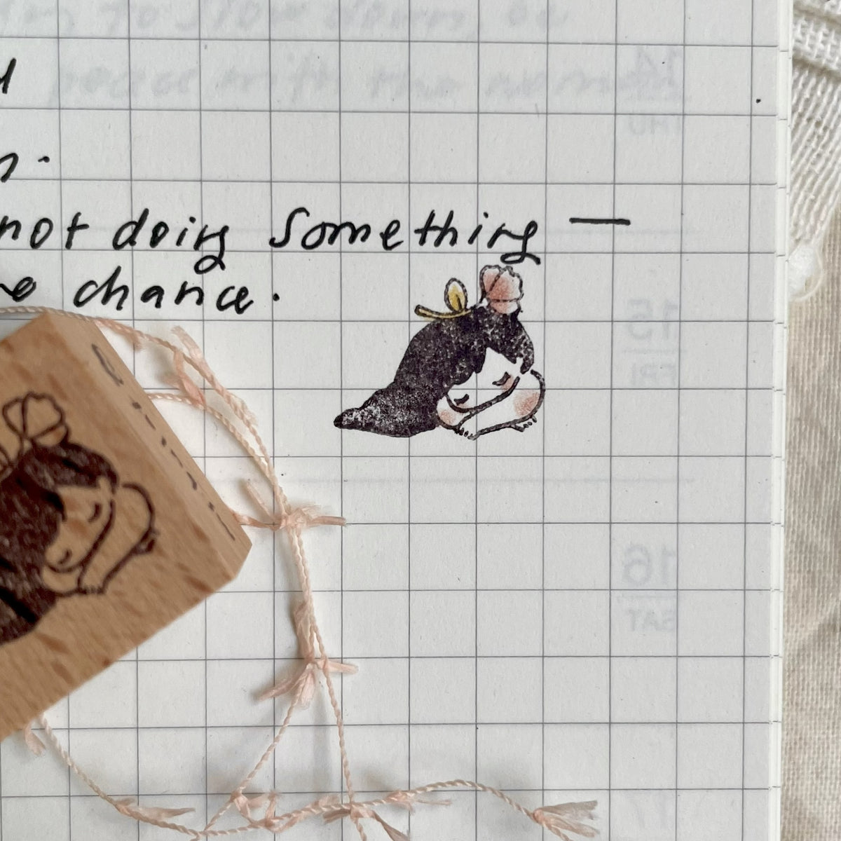 msbulat Rubber Stamp - Snooze / 眯一会儿
