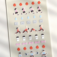 Suatelier Sticker - 123 Deco.15 - Workout