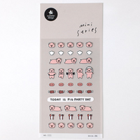 Suatelier Sticker - 111 Deco.06 - Pig