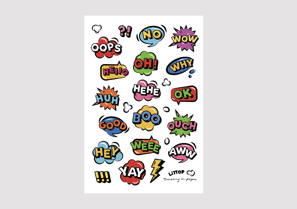 TOP Studio Print-on Sticker - Dialogue