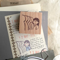 msbulat Rubber Stamp - Taking forever / 等到天黑