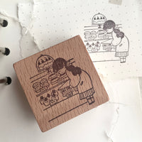 msbulat Rubber Stamp - Taste happiness / 幸福滋味
