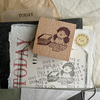 msbulat Rubber Stamp - The pile grows / 越堆越高