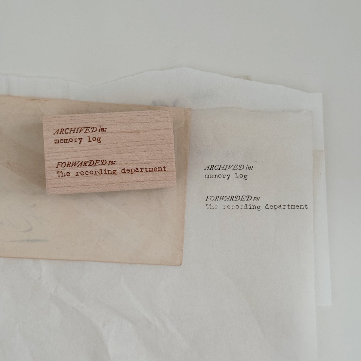 Phavourite Rubber Stamps - The Recorder Series