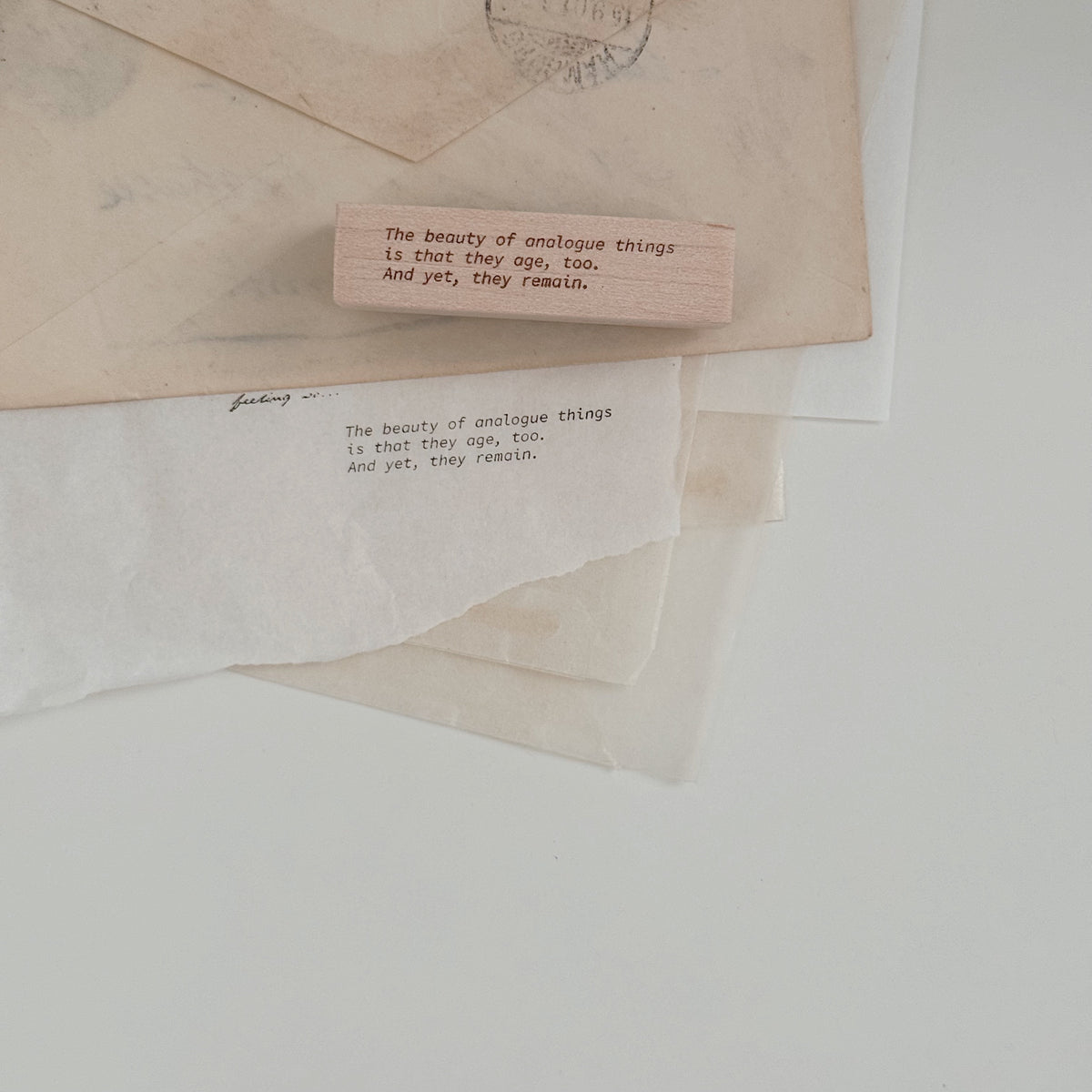 Phavourite Rubber Stamps - The Recorder Series