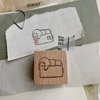 msbulat Rubber Stamp - Today tired / 累累疲惫