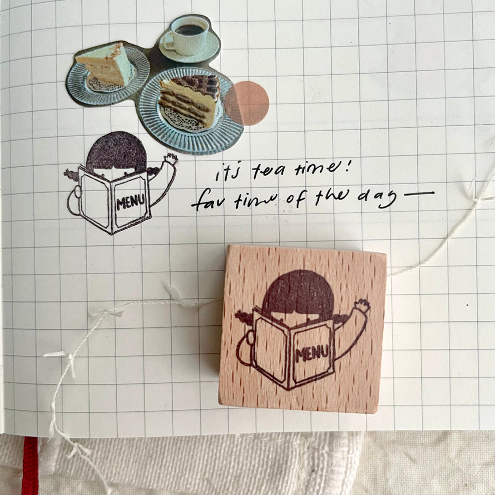 msbulat Rubber Stamp - Treating myself / 来点快乐