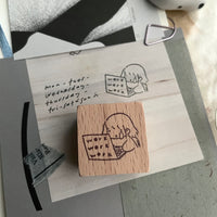 msbulat Rubber Stamp - Work work work / 忙忙忙