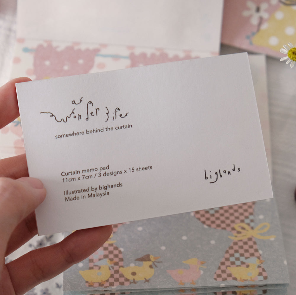 bighands Memo Pad - A Wonder Life [4 options]