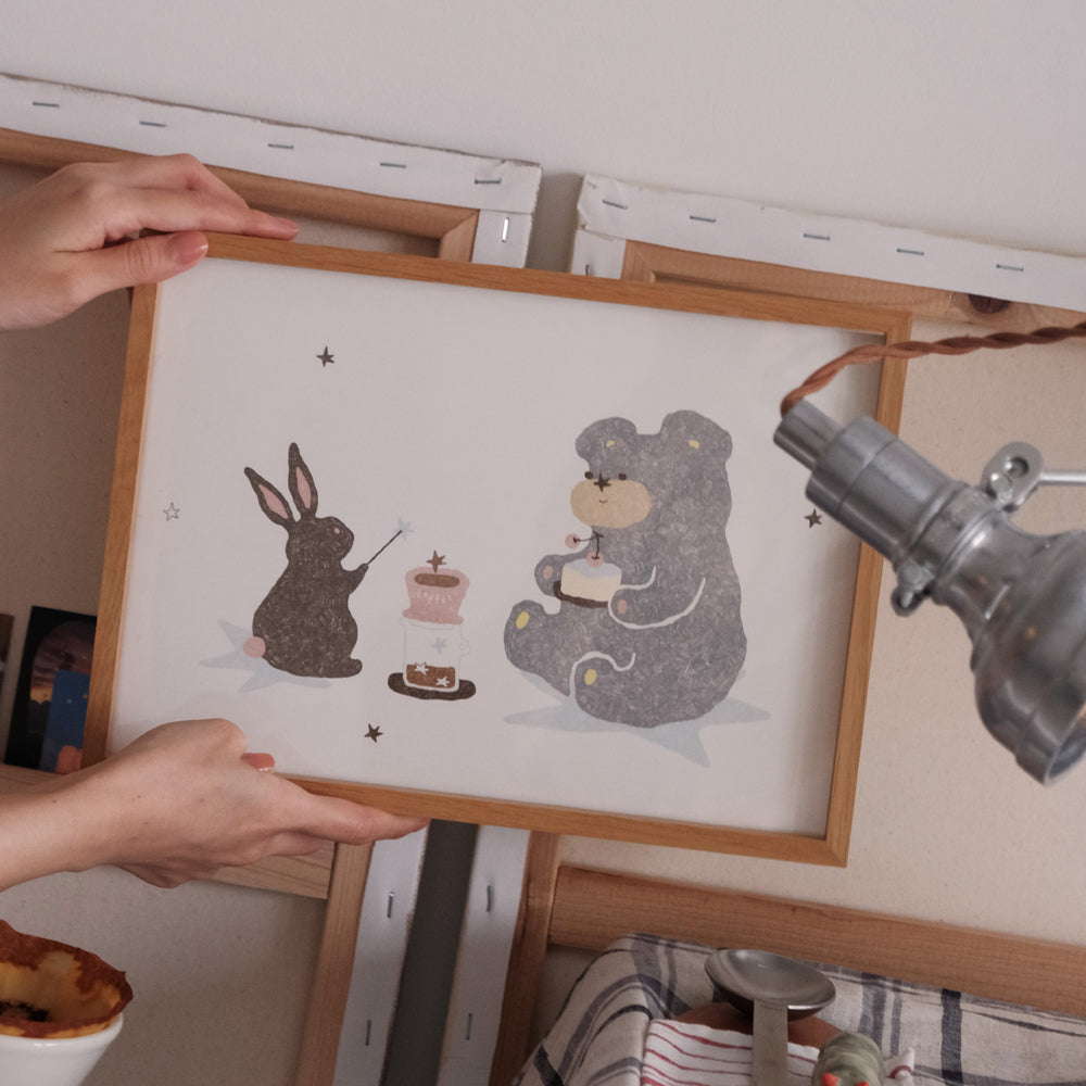 bighands Art Print - (bighands)moments