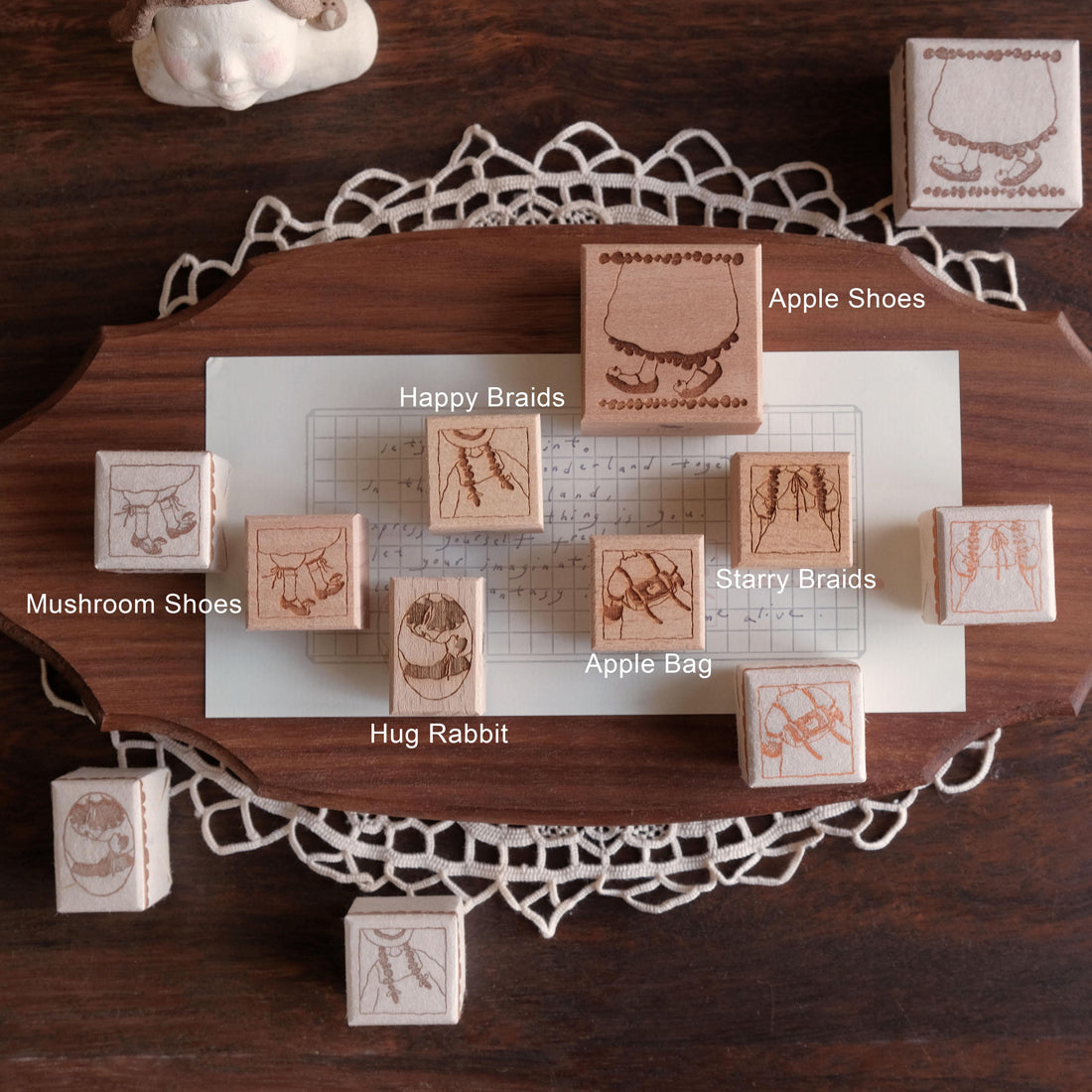 bighands Rubber Stamps - Wanderlust in Dressing