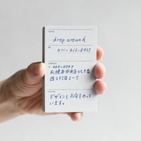 Classiky x Drop Around Letterpress Address Card