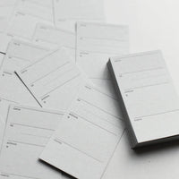 Classiky x Drop Around Letterpress Address Card
