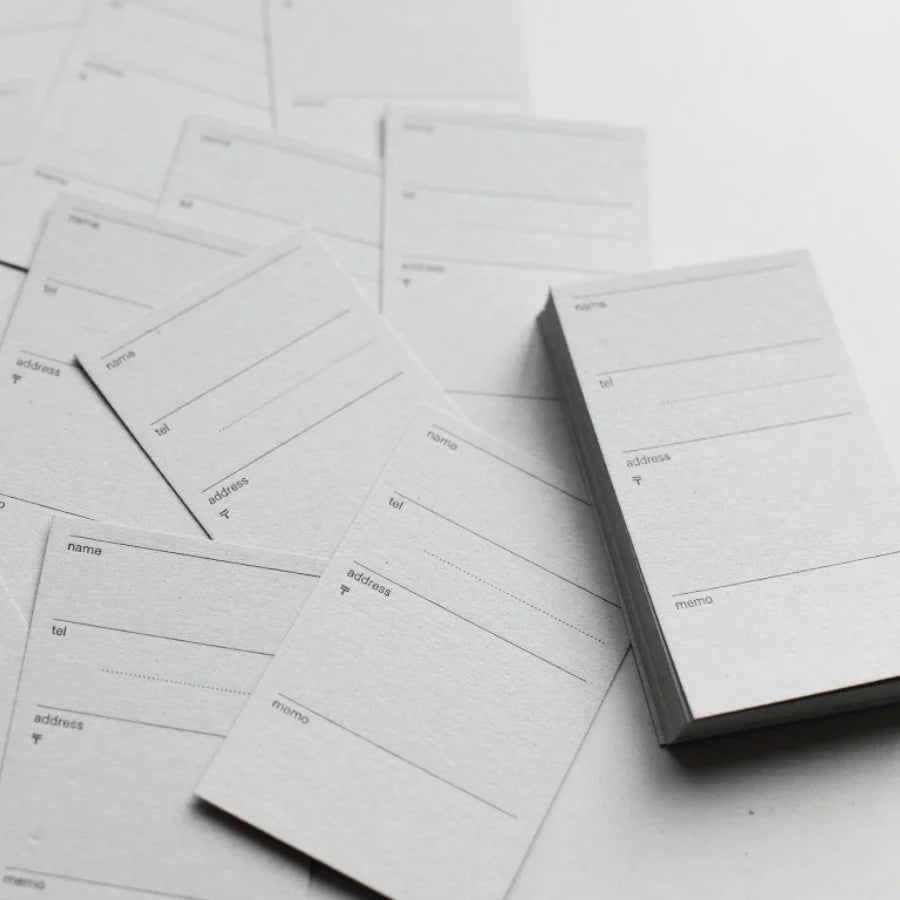 Classiky x Drop Around Letterpress Address Card