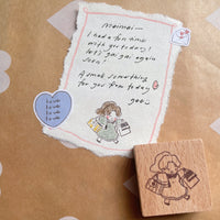 msbulat Rubber Stamp - Gai Gai (Shopping) / 走街