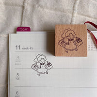 msbulat Rubber Stamp - Gai Gai (Shopping) / 走街