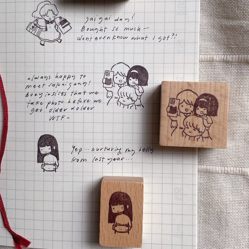msbulat Rubber Stamp - Kichiak (shutter) / 齐齐拍