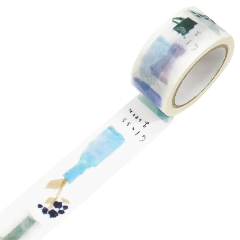 Miki Tamura Washi Tape - Glass Green