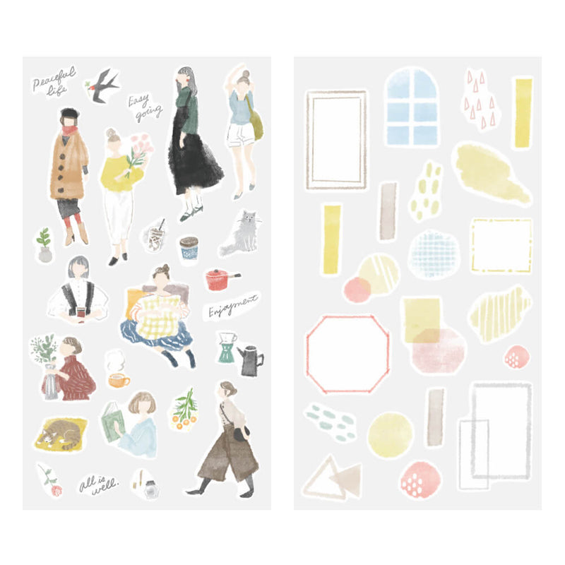 Midori 2-Sheet Sticker - Fashion