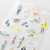 Midori 2-Sheet Sticker - Going Out