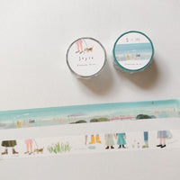 Miki Tamura Washi Tape - Blue and Town