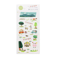 Miki Tamura Washi Sticker - Marché (Market)