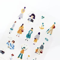 Miki Tamura Washi Sticker - People