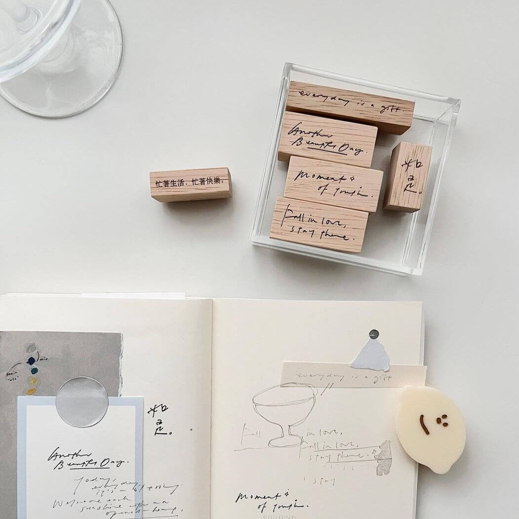 som x pc Rubber Stamp: Reminder for Celebrating Everyday Moments