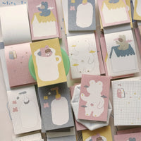 bighands Memo Pad - Rainy Days [5 options]