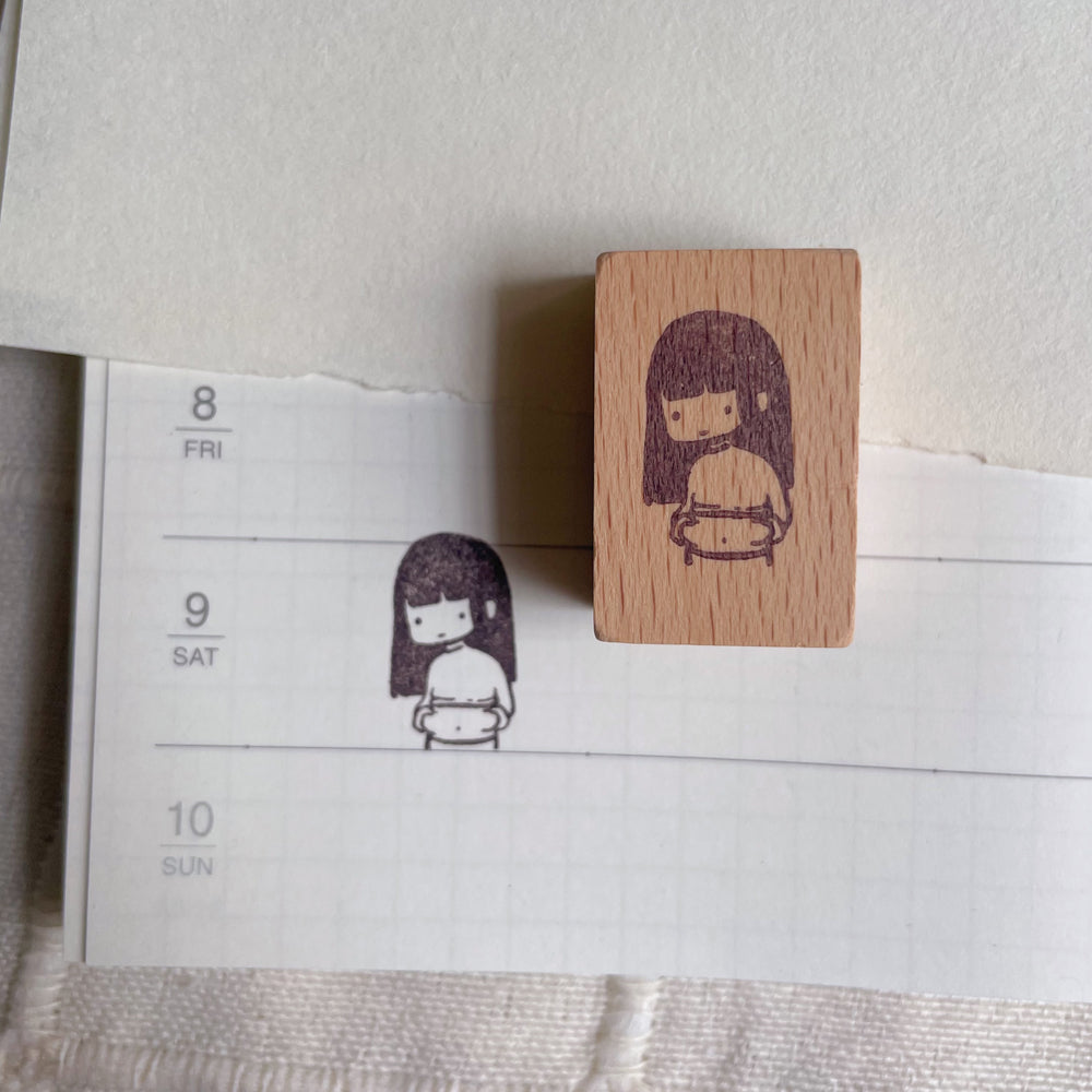 msbulat Rubber Stamp - Self-made meat (tummy) / 自作肉