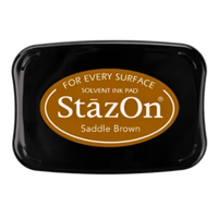 Tsukineko StazOn Ink Pad - 43 Sadle Brown
