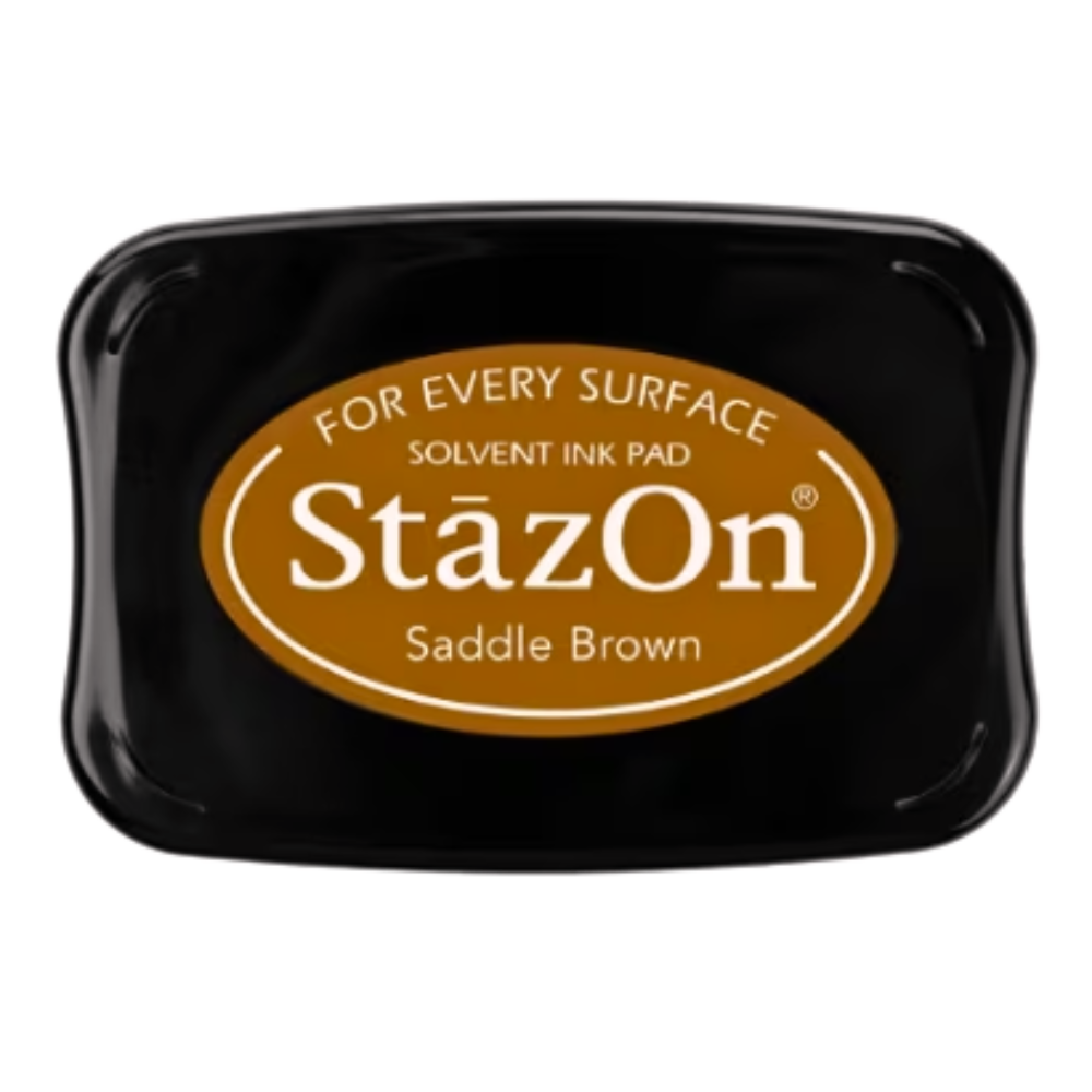Tsukineko StazOn Ink Pad - 43 Sadle Brown