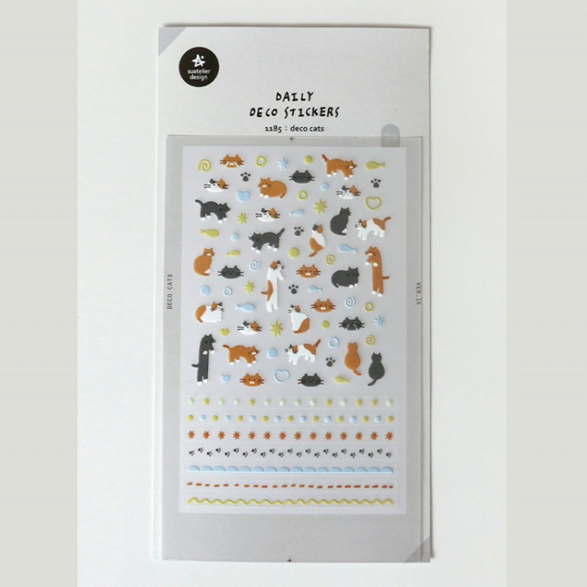 Suatelier Sticker - 1185 Deco Cats