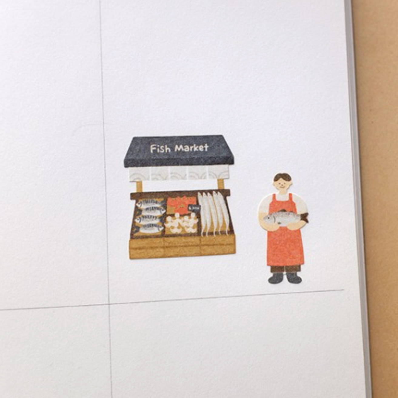 Suatelier Sticker - 1203 Fish Market