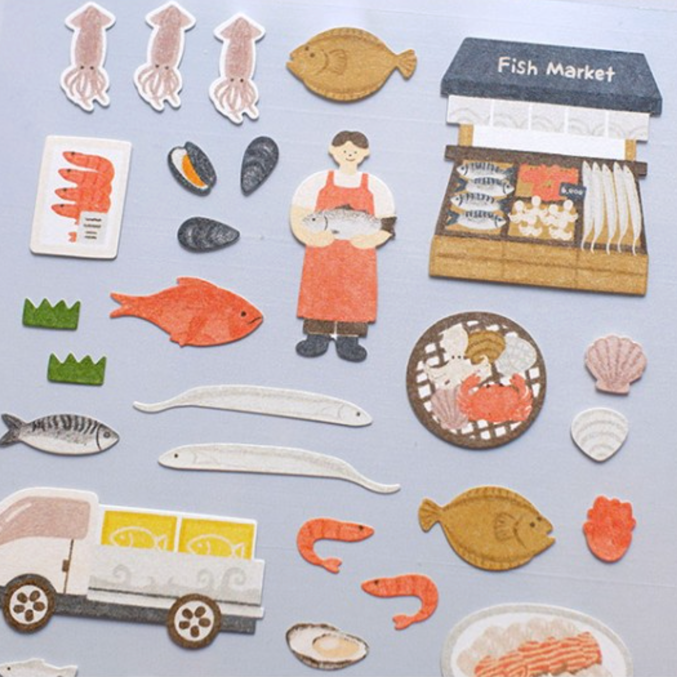 Suatelier Sticker - 1203 Fish Market