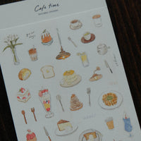 Wenyea's Illustration Sticker - Cafe Time